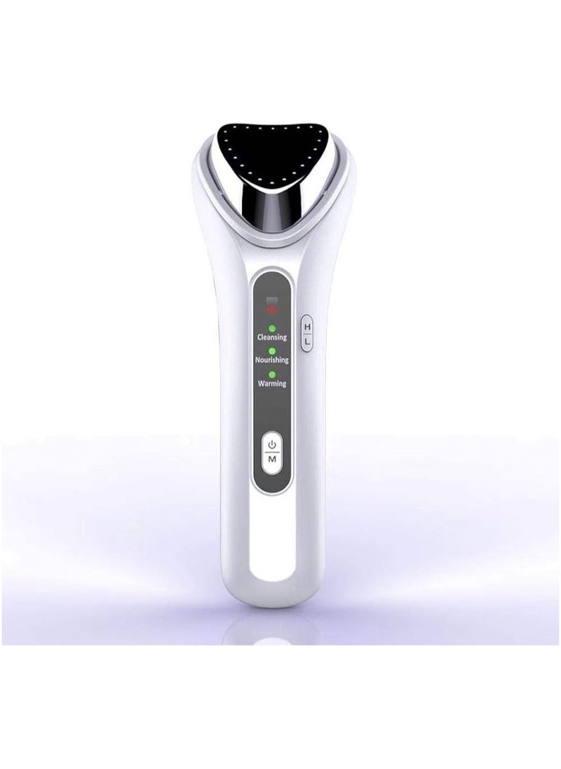 Beauty Device, Facial Cleaner,Hot and Cold Skin Care Facial Massager Device