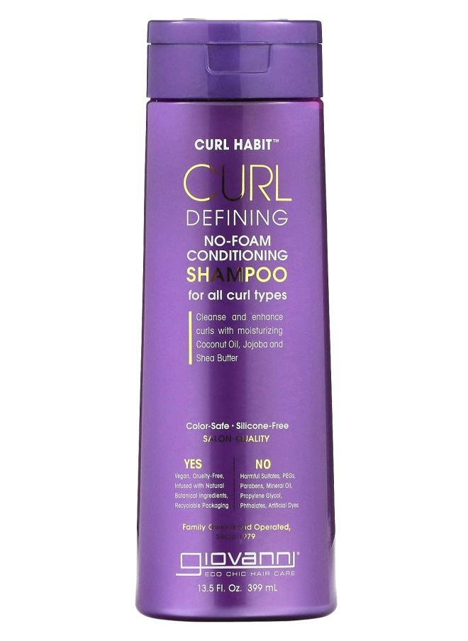 Curl Habit Curl Defining No-Foam Conditioning Shampoo For All Curl Types 13.5 fl oz (399 ml)