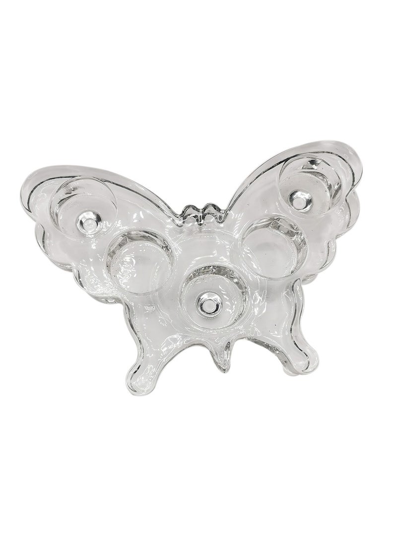 Decorative Butterfly Candle Holder – 5 Slot Tea Light Display for Special Days