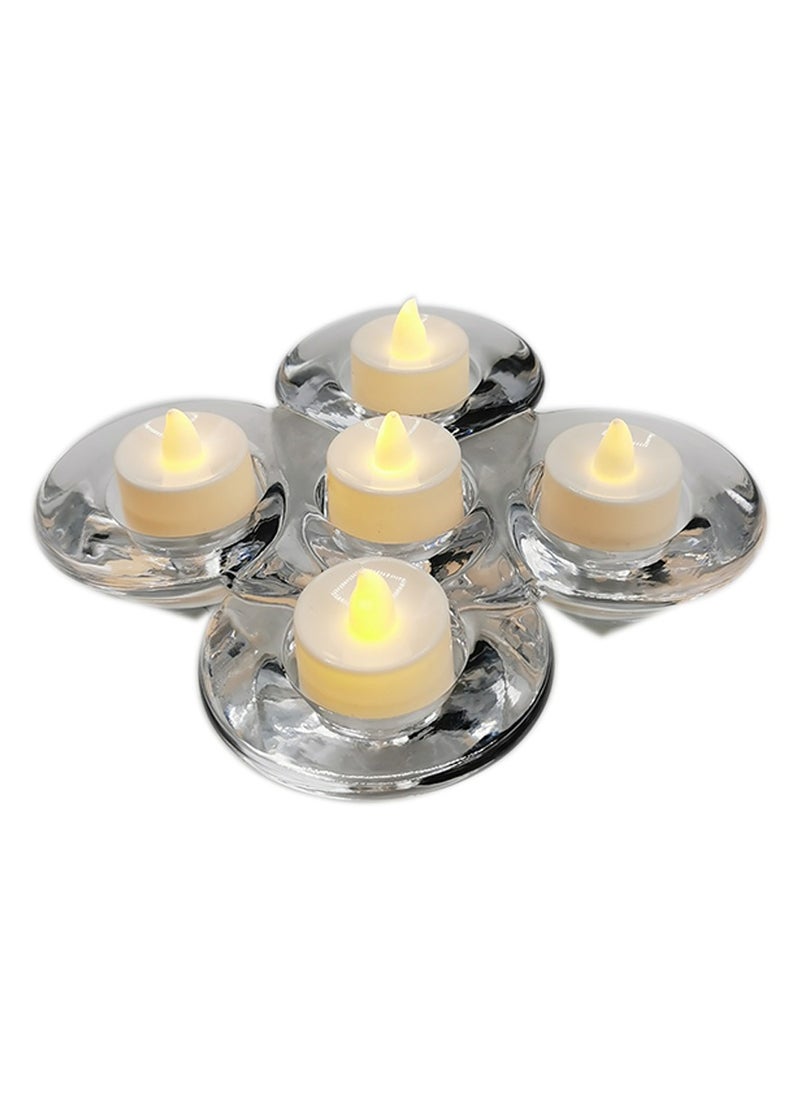 Decorative Candle Holder – 5 Slot Tea Light Display for Special Days