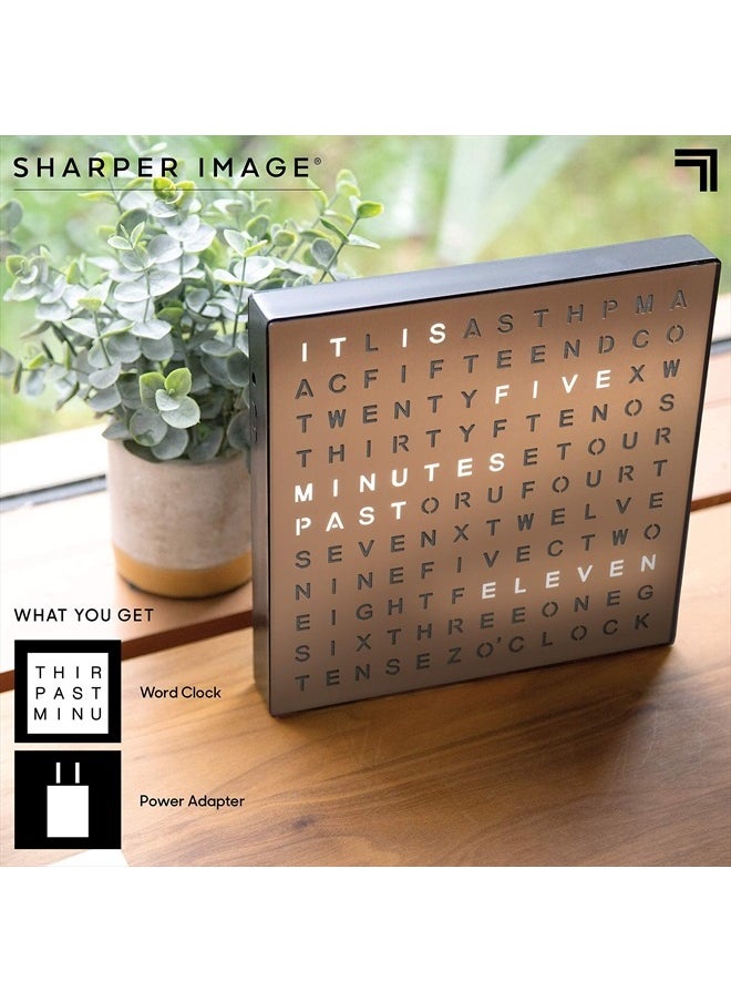 ® LED Light-Up Word Clock, 7.75