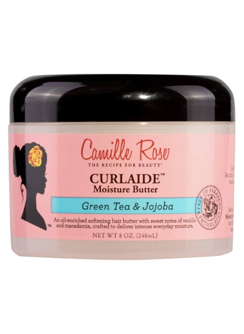 Camille Rose Naturals Curlaide Moisture Butter,oil-enriched softening hair butter delivers intense everyday moisture 240 ml Made in USA