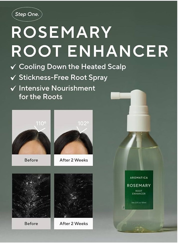 AROMATICA Rosemary Root Enhancer for Hair Growth 100ml