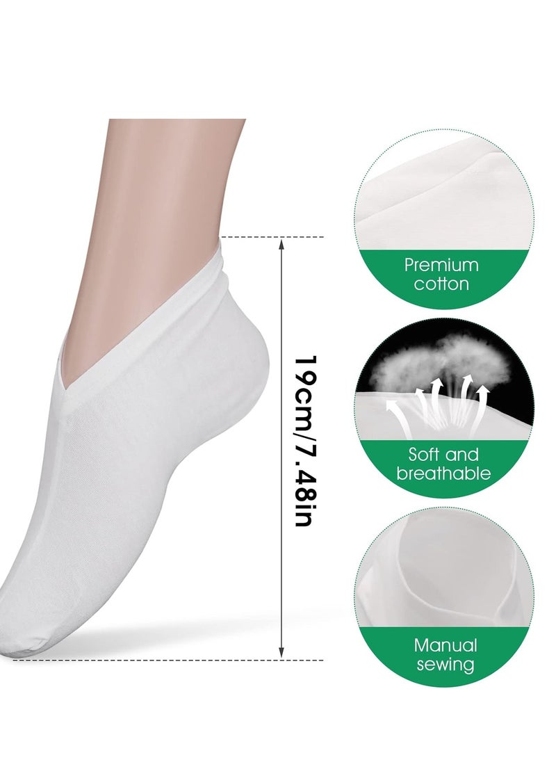 Sibba 6 Pairs Moisturizing Socks Overnight, Cosmetic Moisturizing Socks for Women and Men, Lotion Moisturizing Socks Spa Overnight Absorbing for Dry Cracked Feet