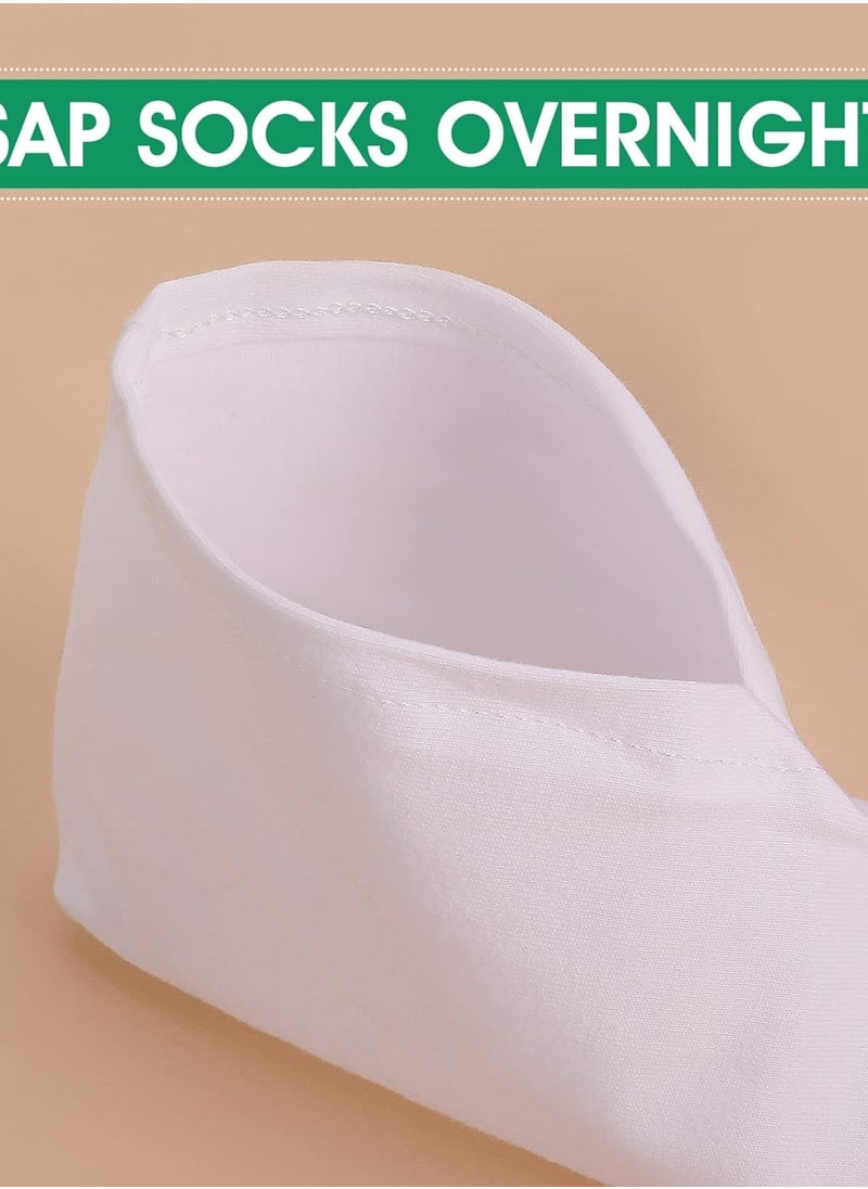 Sibba 6 Pairs Moisturizing Socks Overnight, Cosmetic Moisturizing Socks for Women and Men, Lotion Moisturizing Socks Spa Overnight Absorbing for Dry Cracked Feet