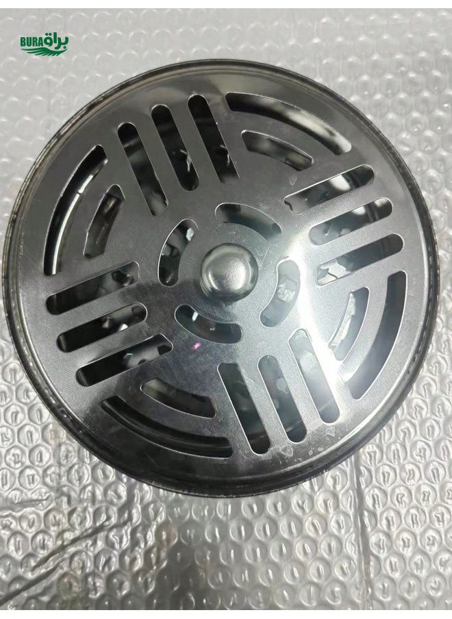 1pc/2pcs Floral/Stainless Steel Mosquito Coil Holder, Portable Mosquito Repellent Incense Burner With Cover For Outdoor & Home Use