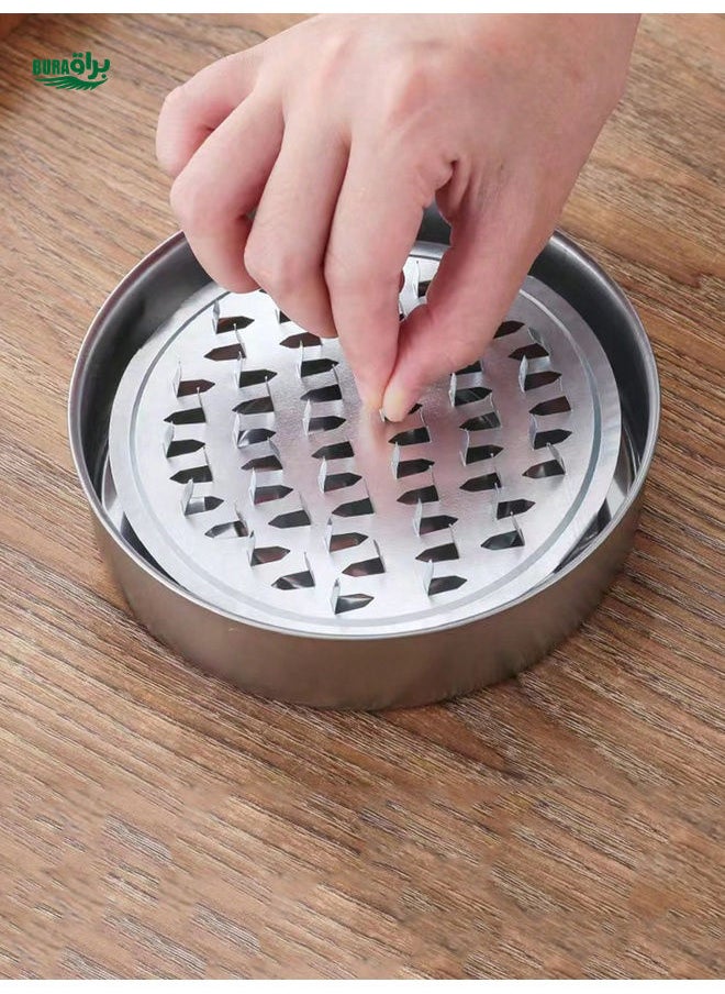 1pc/2pcs Floral/Stainless Steel Mosquito Coil Holder, Portable Mosquito Repellent Incense Burner With Cover For Outdoor & Home Use