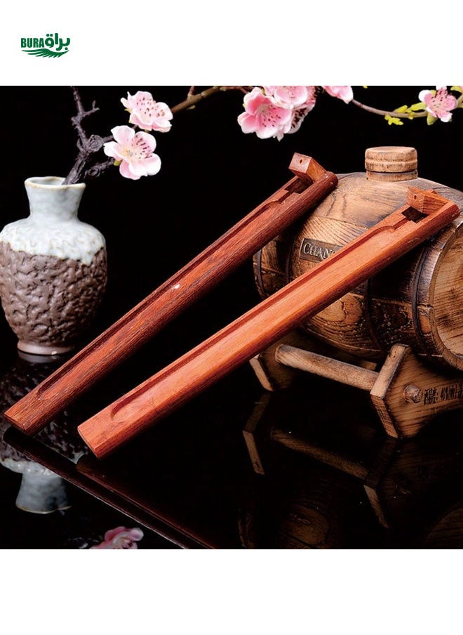 1PC Wood Incense Holder For Sticks With Adjustable Angle, Incense Stick Holder With Ash Catcher,Stick Incense Burner,9.45 Inches