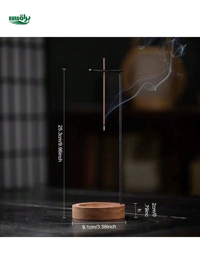 1pc (No Incense) Incense Burner Base For Hanging Line Incense And Sticking Incense, High-End Indoor Home Aroma Burner For Sandalwood, Aromatics, Zen Mood Setting Decoration