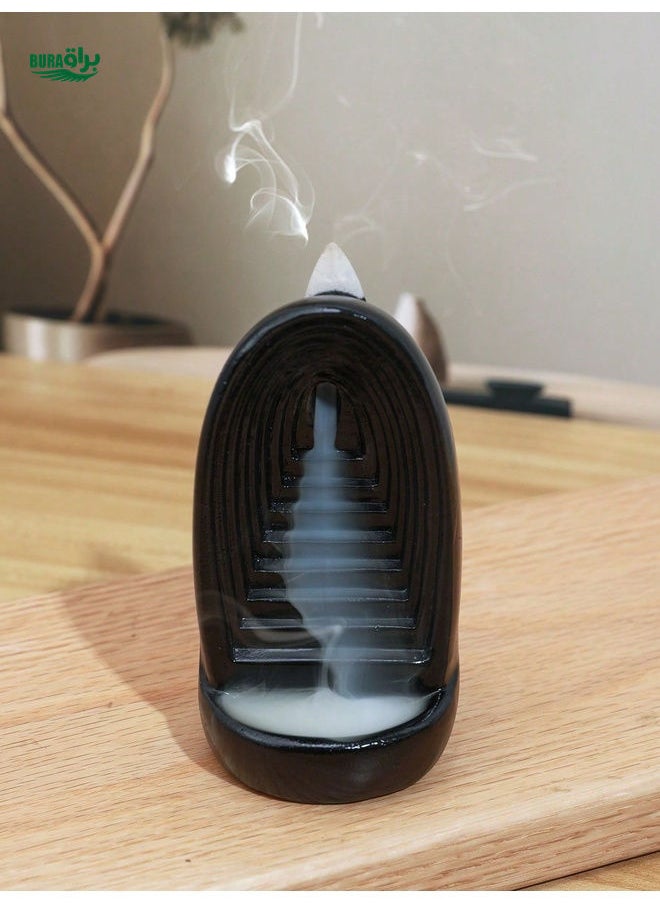 1pc Resin Creative Backflow Incense Holder Home Decor