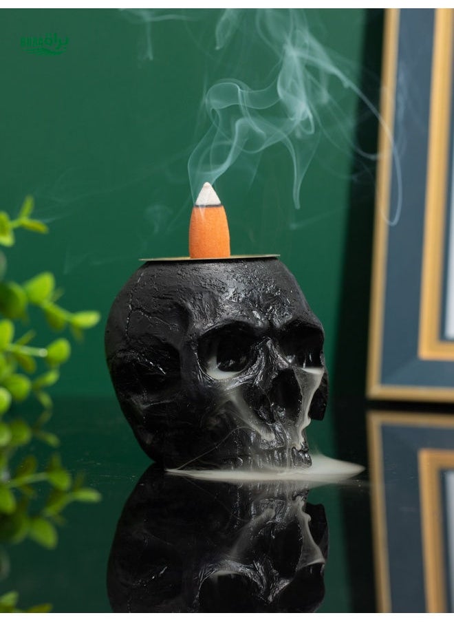 1pc Skull Head Design Incense Burner