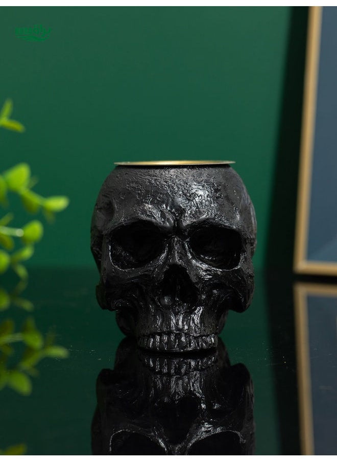 1pc Skull Head Design Incense Burner