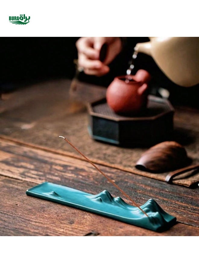 New Zen-Style Ceramic Incense Holder With A Thousand Miles Of River And Mountain Design