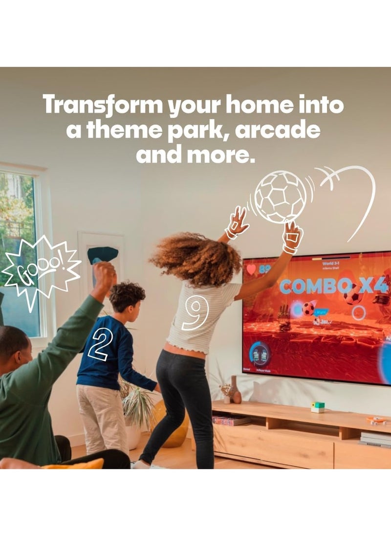 Nex Playground Game System, Indoor Family Game Night, Fun Games & Physical Play, Unique AI-Powered Motion Tracking Video Game Console, Transforms Living Room into a Family or Party Games Space