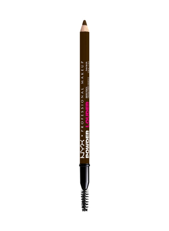 Powder Louder, Brow Pencil, 12Hr Wear, Buildable Micro-Fibers, Ash Brown