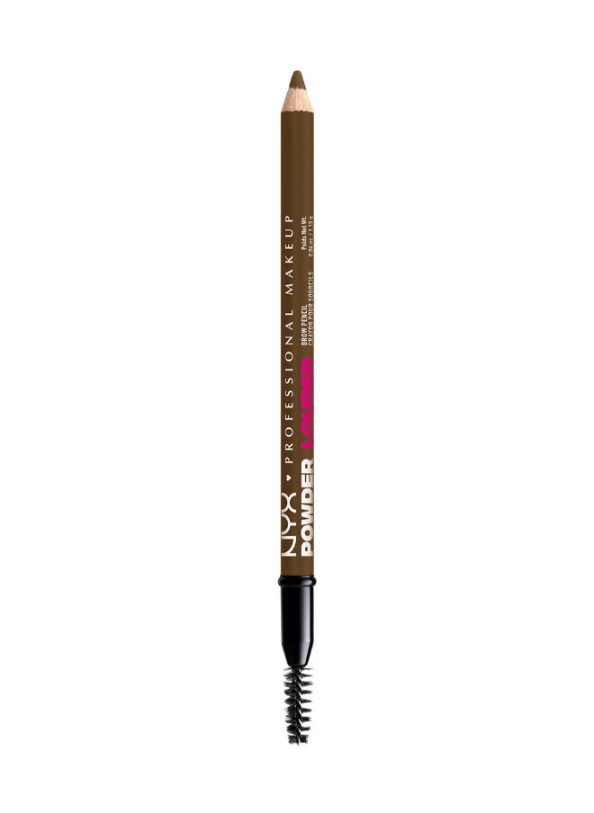 Powder Louder, Brow Pencil, 12Hr Wear, Buildable Micro-Fibers, Soft Brown