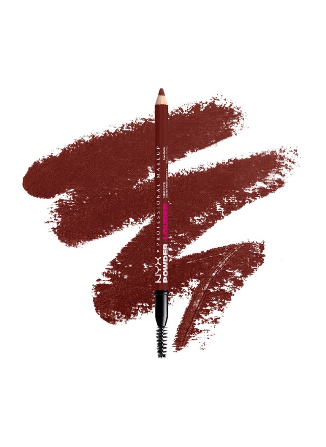 Powder Louder, Brow Pencil, 12Hr Wear, Buildable Micro-Fibers, Black Cherry