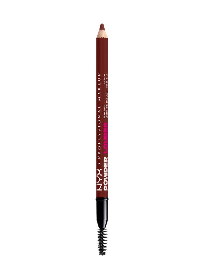 Powder Louder, Brow Pencil, 12Hr Wear, Buildable Micro-Fibers, Black Cherry