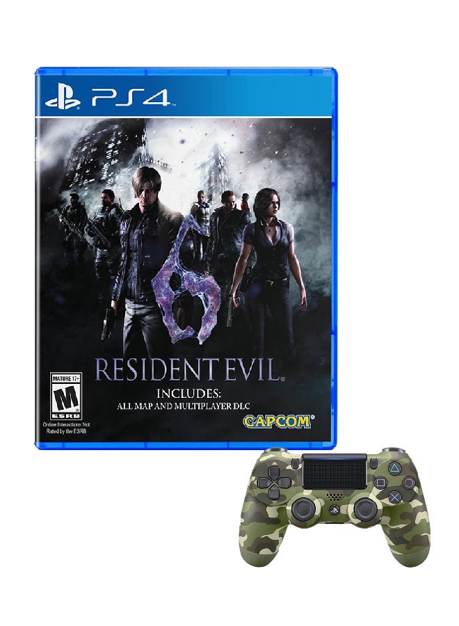 Resident Evil 6 With Controller PlayStation 4 - action_shooter - playstation_4_ps4