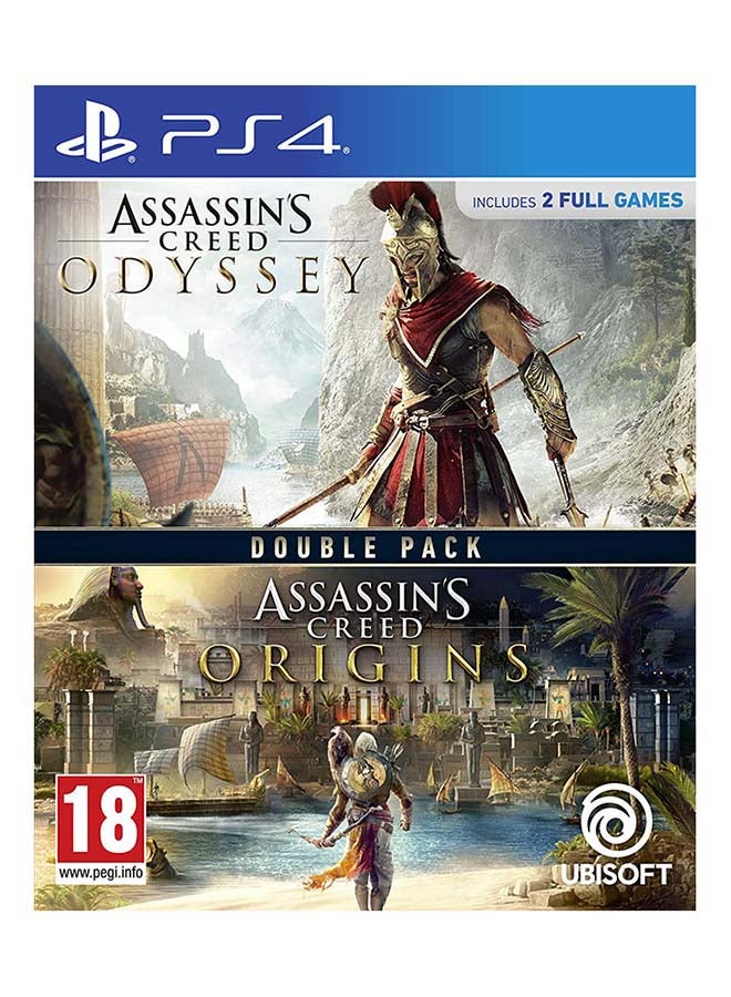 Assassin's Creed Origins + Odyssey Double Pack (PS4) - adventure - playstation_4_ps4