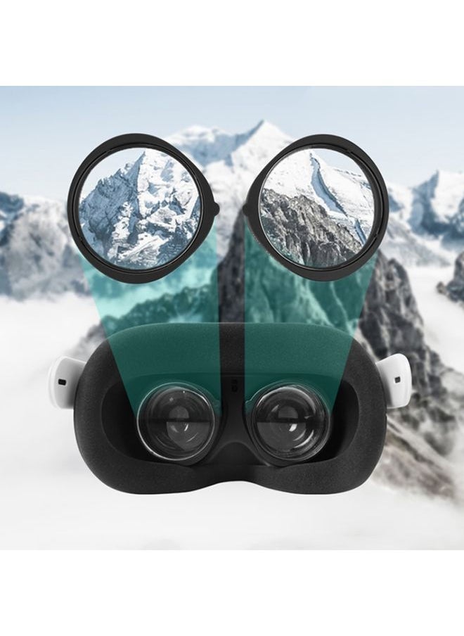 For Oculus Quest 2 Hifylux Q2-QF11 1pair Myopia Lens Frame Aspheric Resin VR Glasses Accessories(250 Degrees)