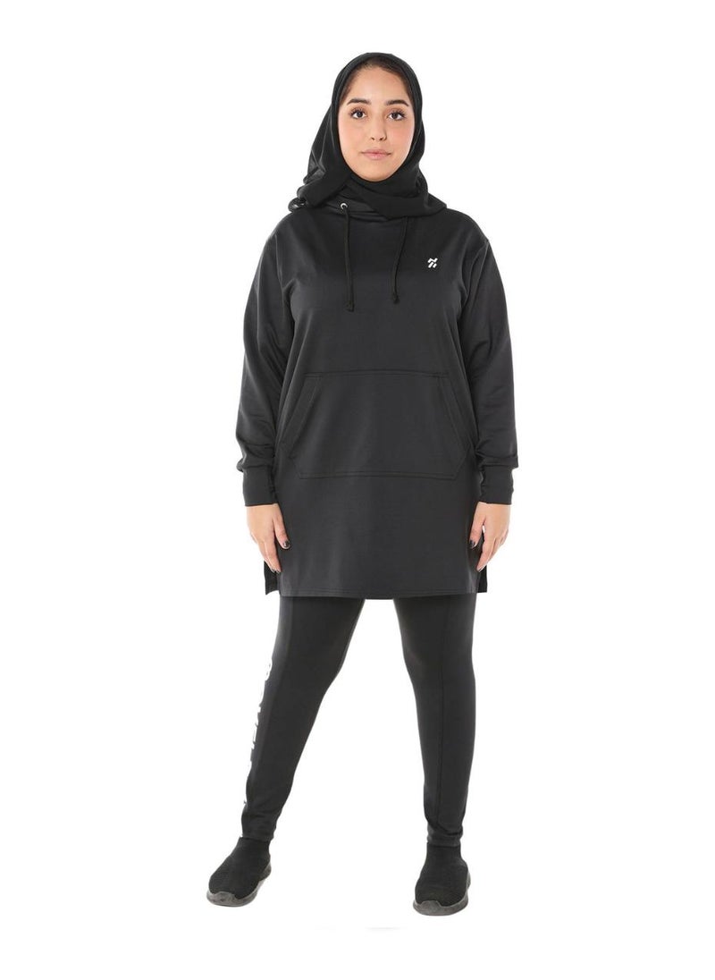 Modest Activewear Hoodie Thumbhole Oversized