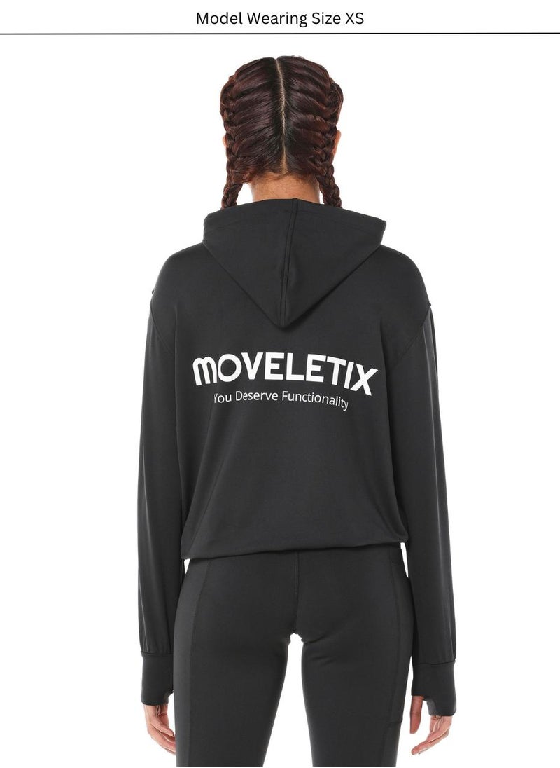 Activewear Hoodie Thumbhole Lightweight