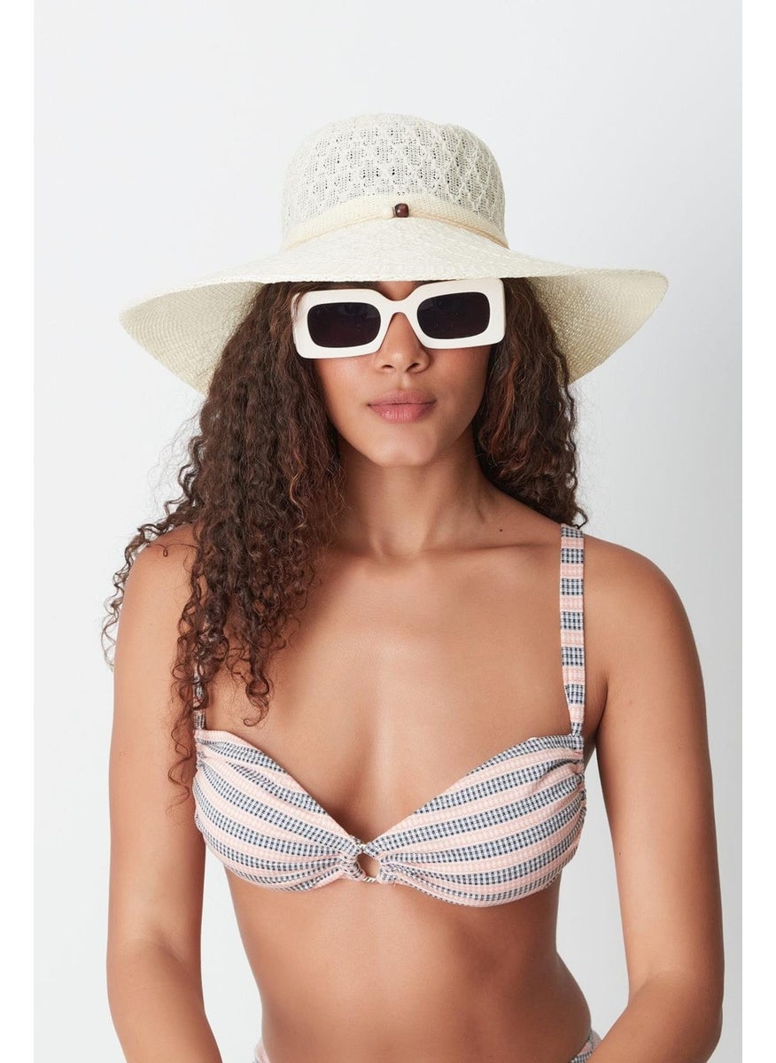 Mercerized Beach Hat T24740-07 Cream