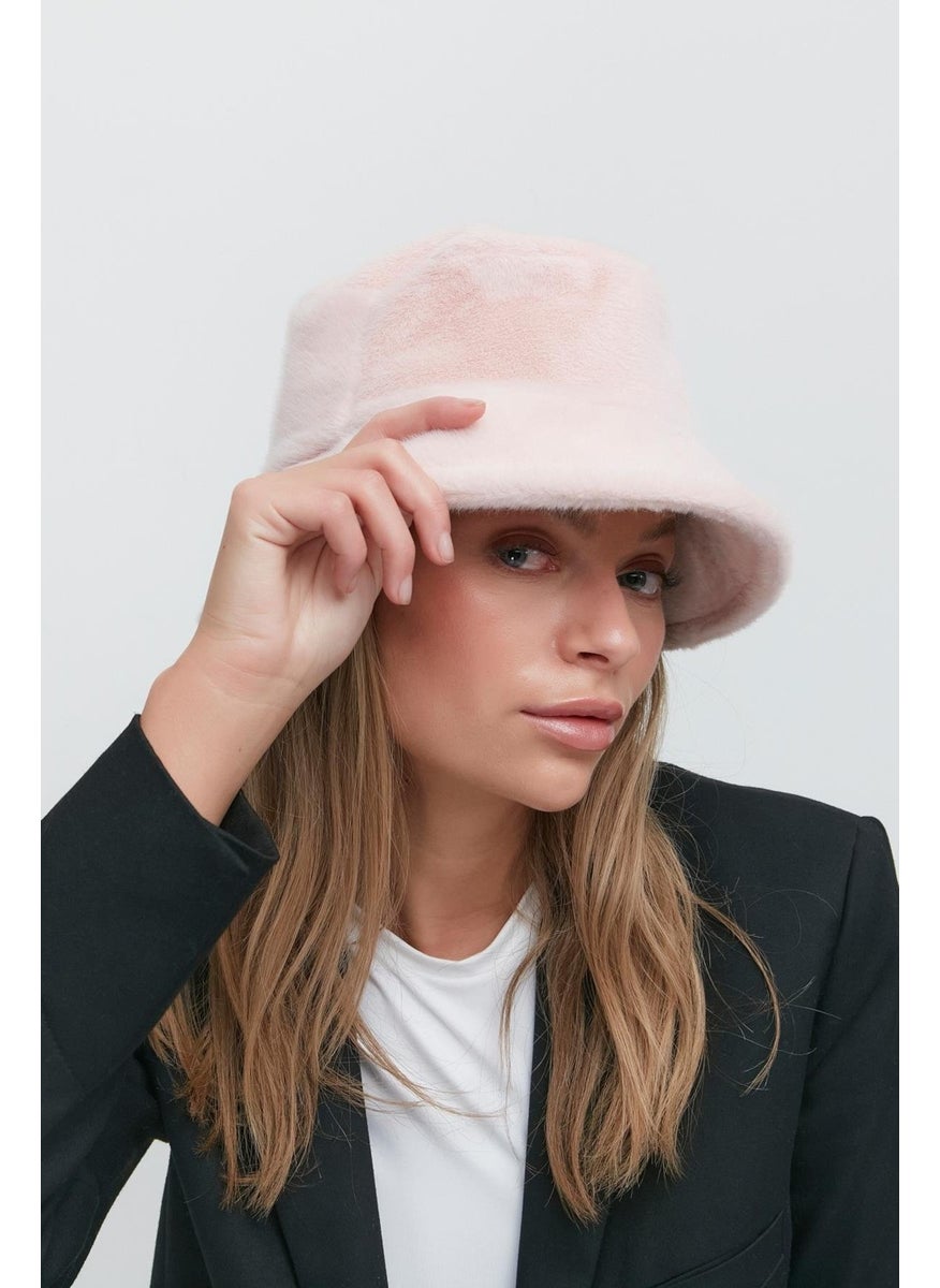 Plush Bucket Hat 8007 Powder