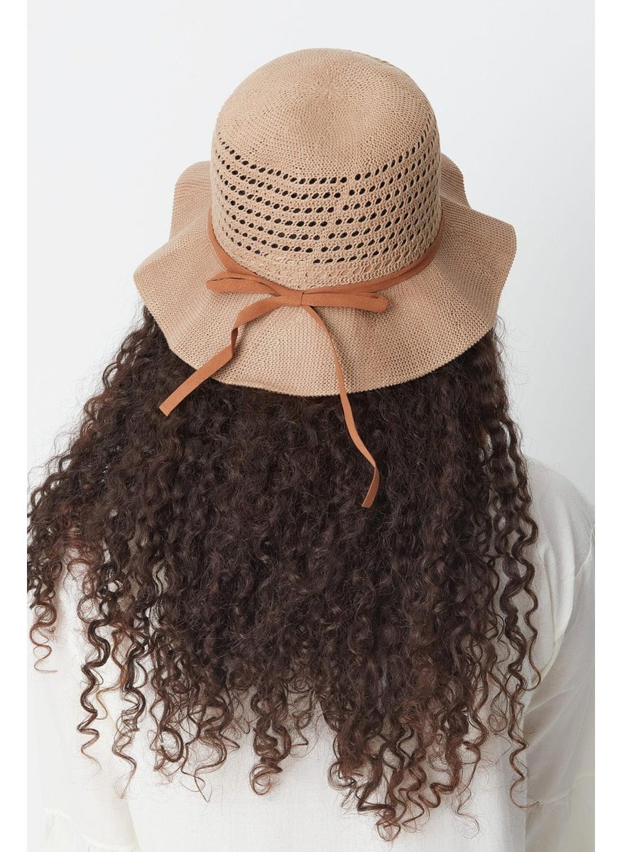 Mercerized Beach Hat T24740-17 Natural