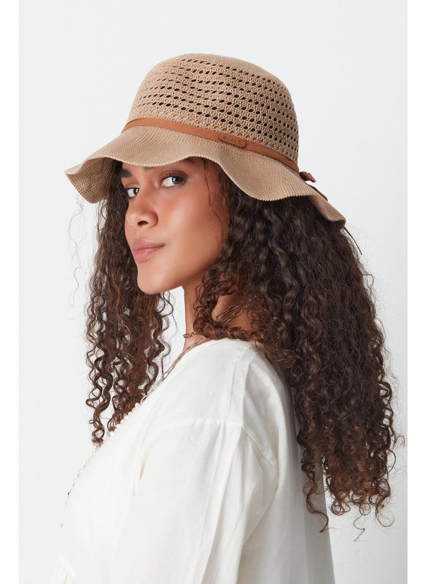 Mercerized Beach Hat T24740-17 Natural