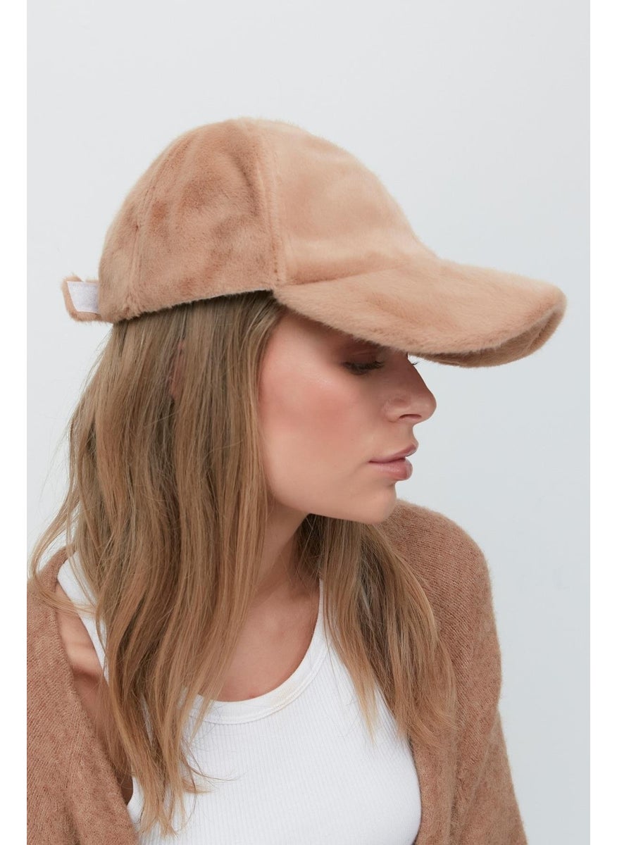 Plush Brim Hat 8008 Camel