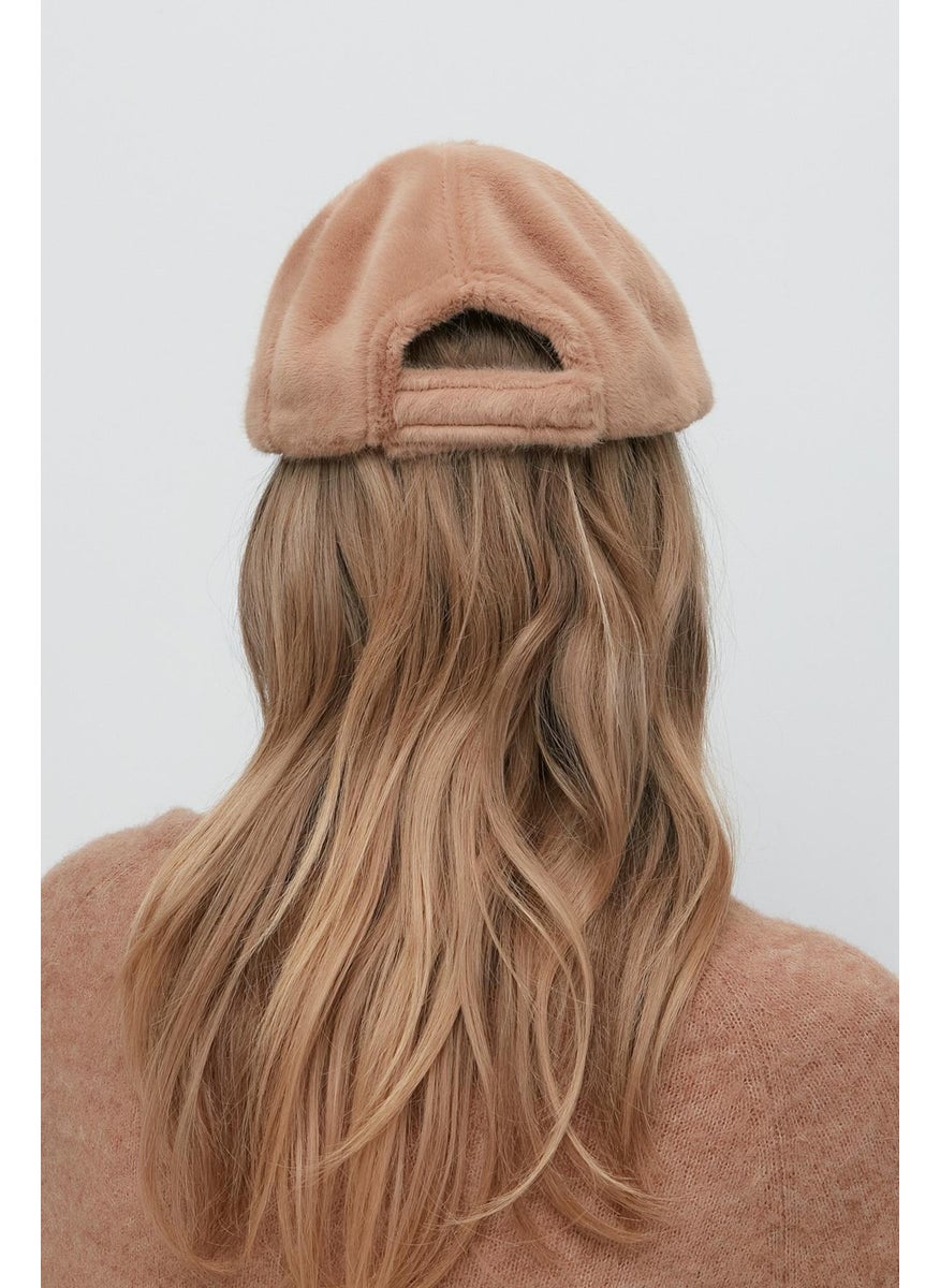 Plush Brim Hat 8008 Camel