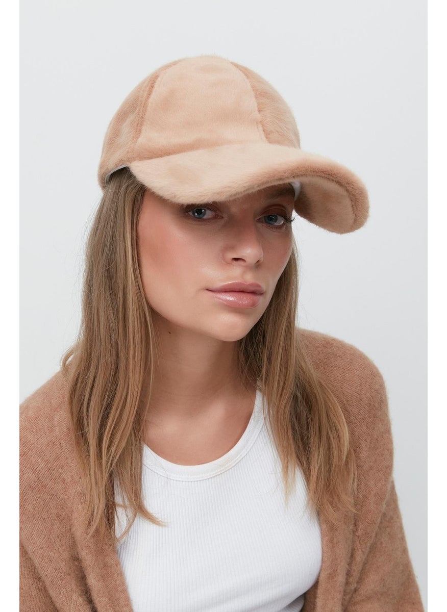 Plush Brim Hat 8008 Camel