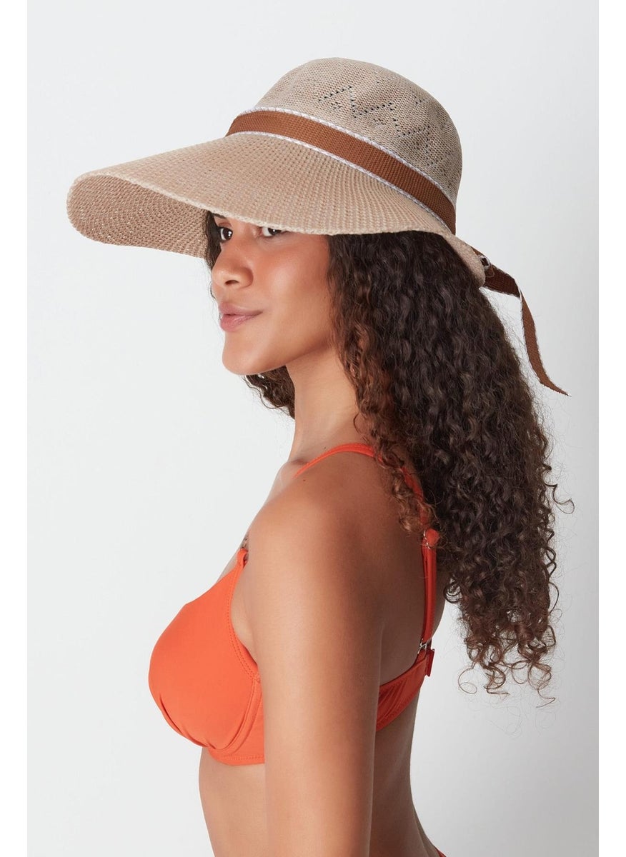 Mercerized Beach Hat T24740-02 Natural