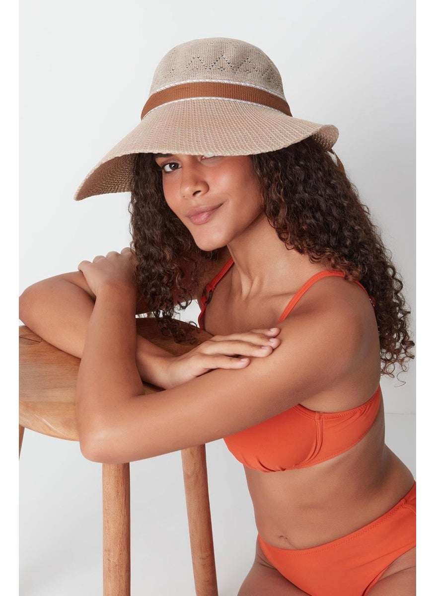 Mercerized Beach Hat T24740-02 Natural