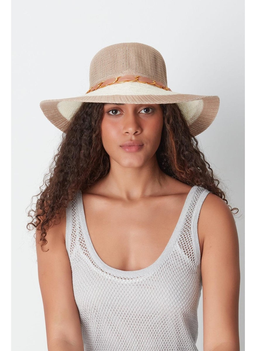 Mercerized Beach Hat T24740-05 Natural