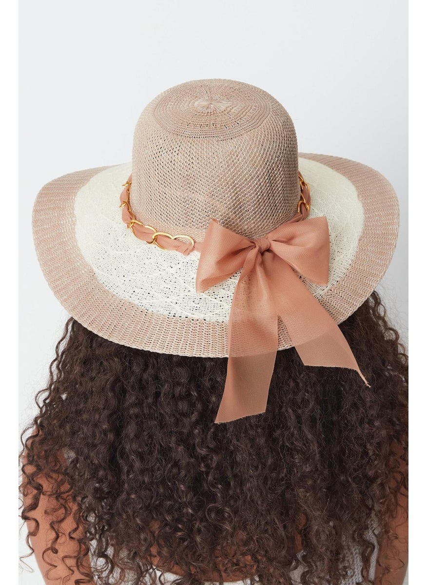 Mercerized Beach Hat T24740-05 Natural