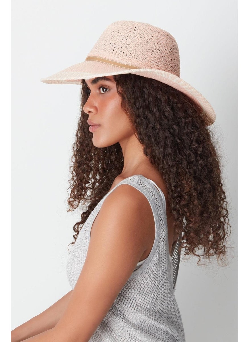 Mercerized Beach Hat T24740-09 Rose