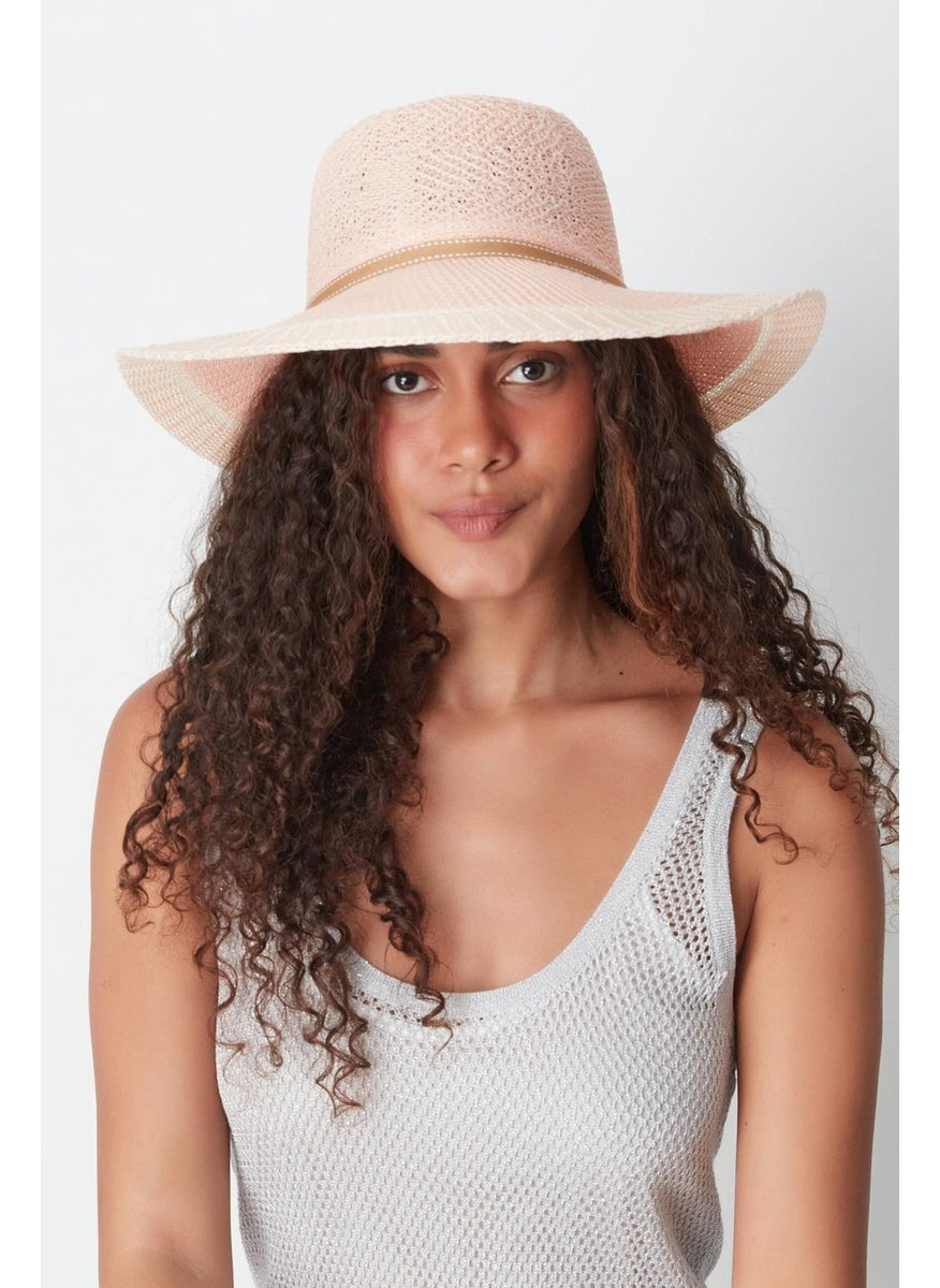 Mercerized Beach Hat T24740-09 Rose