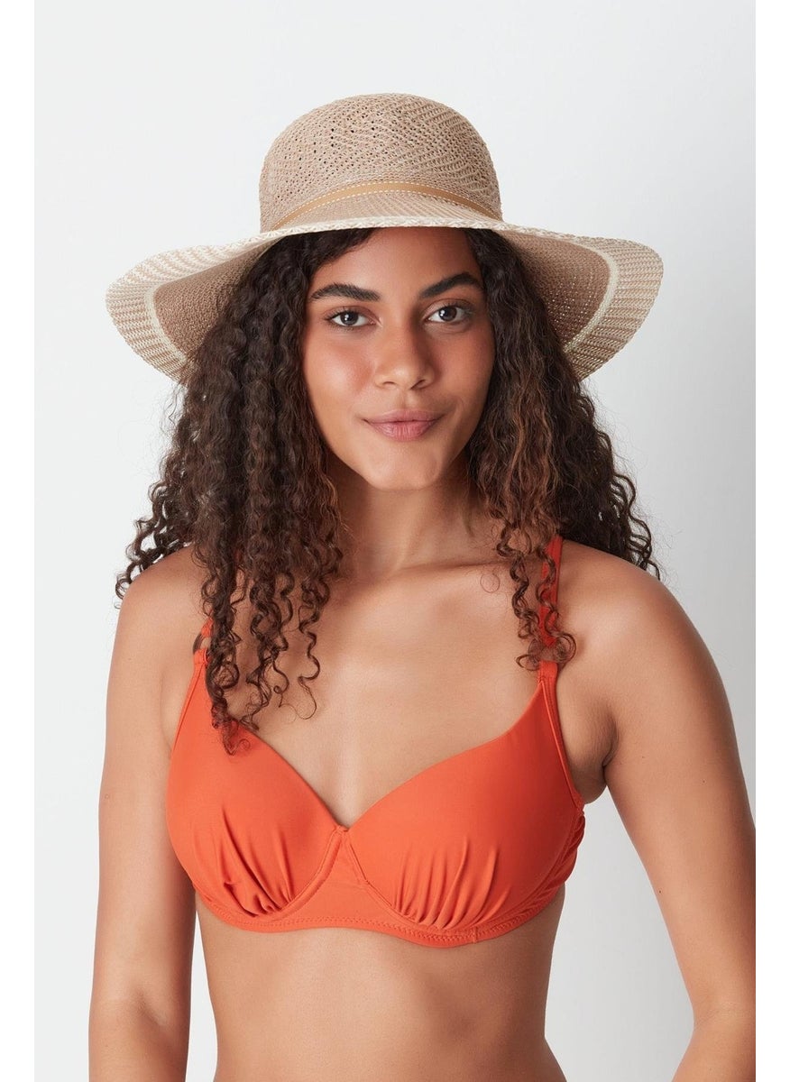 Mercerized Beach Hat T24740-09 Natural