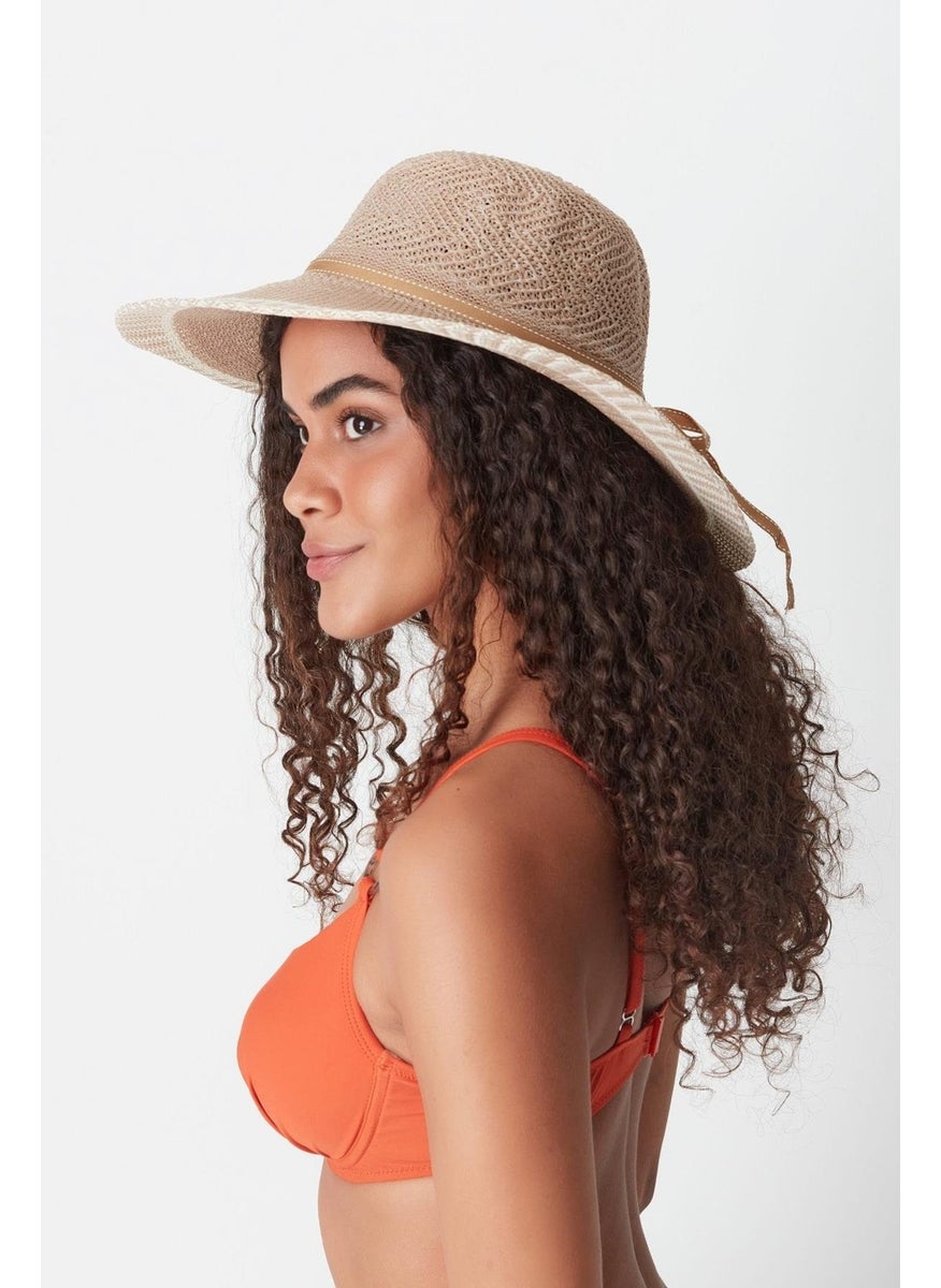 Mercerized Beach Hat T24740-09 Natural