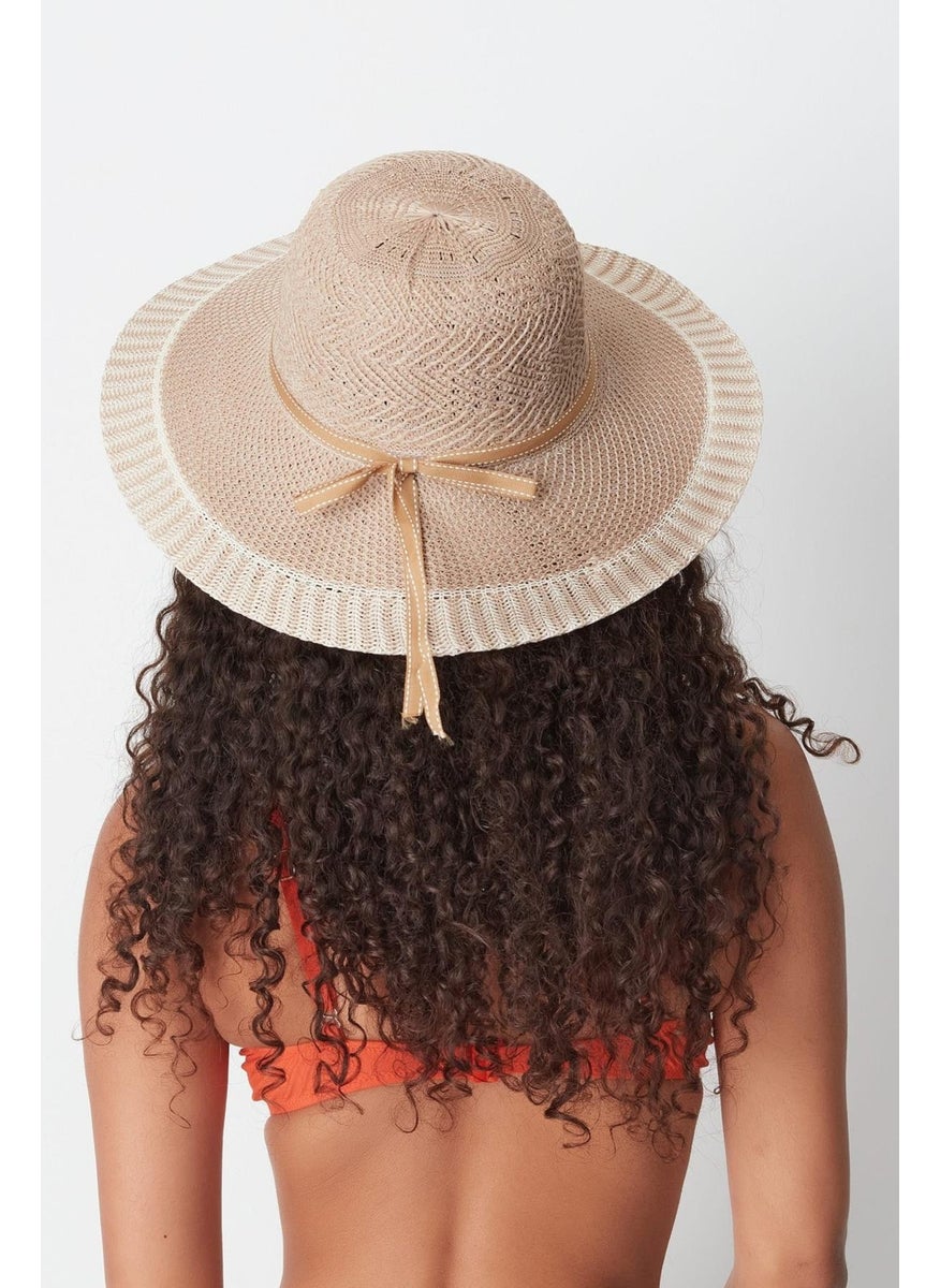 Mercerized Beach Hat T24740-09 Natural