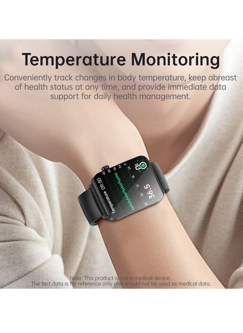 KS03PRO Smartwatch 1.96 Inch Colour Touch Screen Bluetooth Call ECG HRV Remote Care Android 8.0 Apple 11 250mAh Bluetooth 5.3