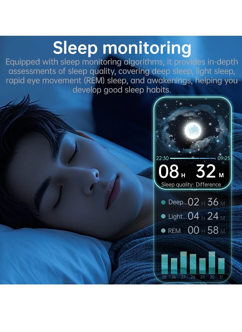 KS03PRO Smartwatch 1.96 Inch Colour Touch Screen Bluetooth Call ECG HRV Remote Care Android 8.0 Apple 11 250mAh Bluetooth 5.3