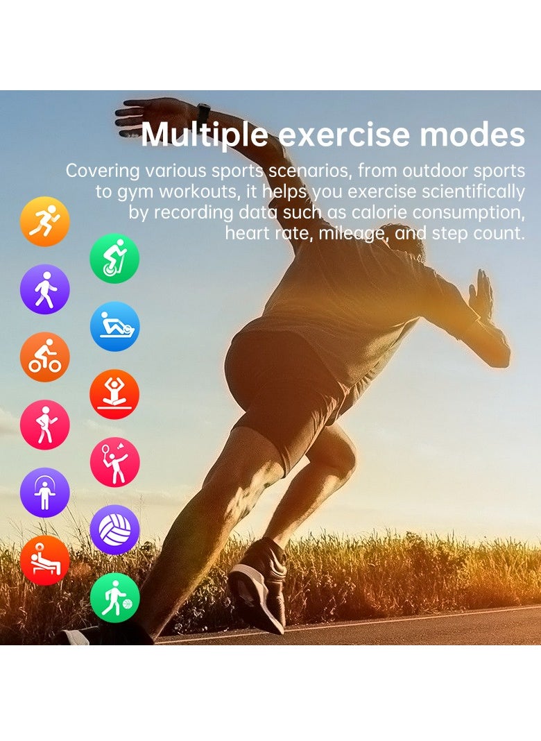 KS03PRO Smartwatch 1.96 Inch Colour Touch Screen Bluetooth Call ECG HRV Remote Care Android 8.0 Apple 11 250mAh Bluetooth 5.3