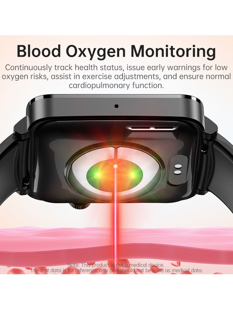 KS03PRO Smartwatch 1.96 Inch Colour Touch Screen Bluetooth Call ECG HRV Remote Care Android 8.0 Apple 11 250mAh Bluetooth 5.3