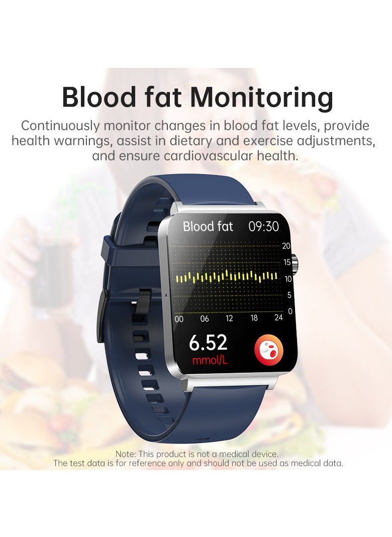 KS03PRO Smartwatch 1.96 Inch Colour Touch Screen Bluetooth Call ECG HRV Remote Care Android 8.0 Apple 11 250mAh Bluetooth 5.3