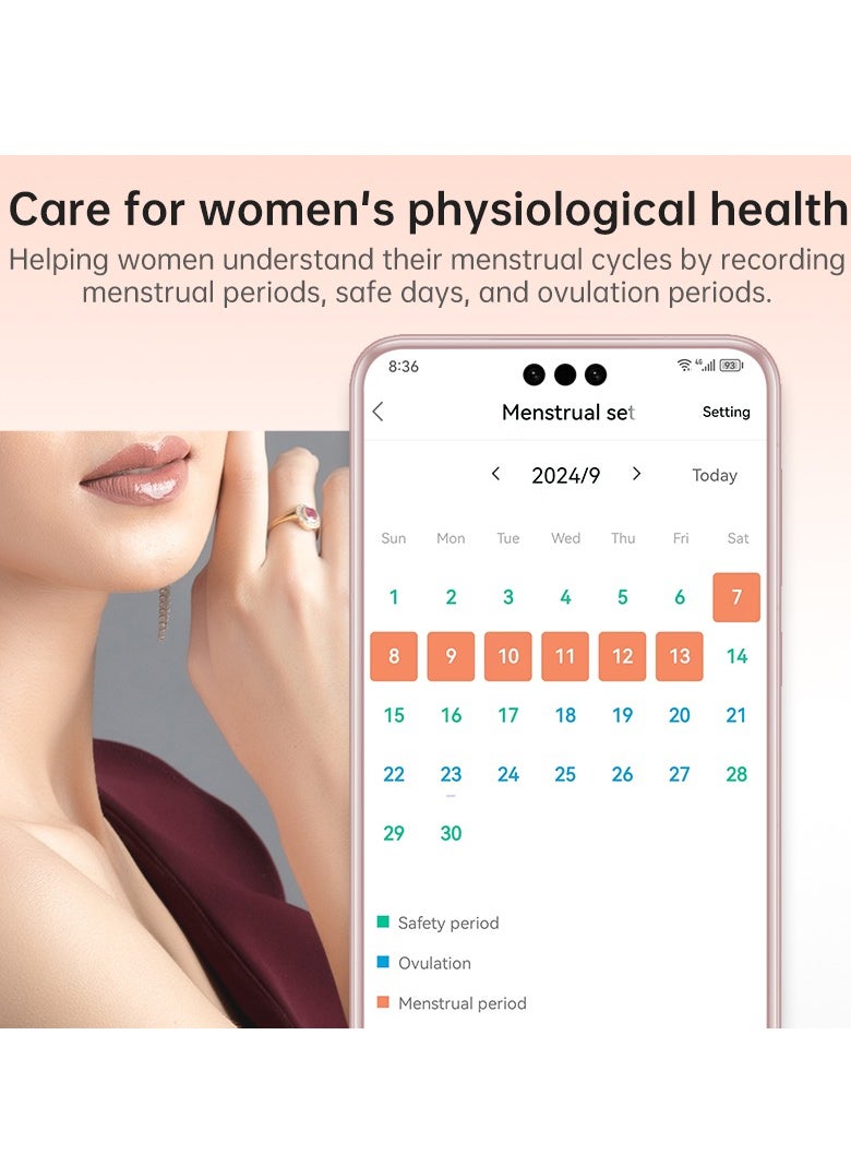 KS03PRO Smartwatch 1.96 Inch Colour Touch Screen Bluetooth Call ECG HRV Remote Care Android 8.0 Apple 11 250mAh Bluetooth 5.3