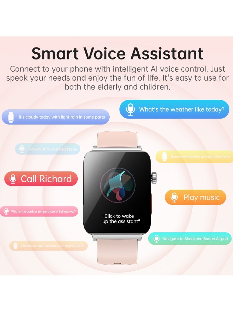 KS03PRO Smartwatch 1.96 Inch Colour Touch Screen Bluetooth Call ECG HRV Remote Care Android 8.0 Apple 11 250mAh Bluetooth 5.3